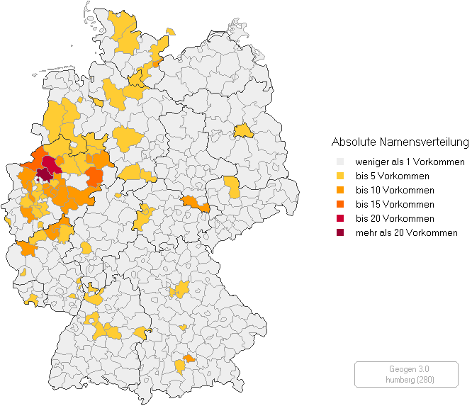 Humberg-Karte